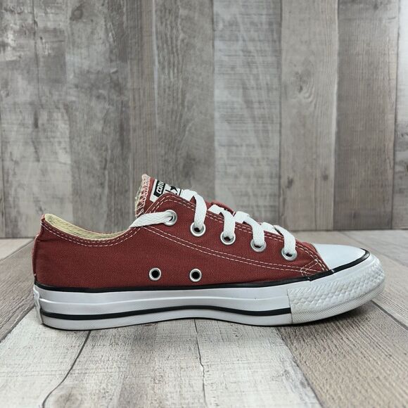 Converse Womens Chuck Taylor All Star Ox Sneaker Shoe Canvas Cinnabar Red Size 6 - Picture 6 of 16